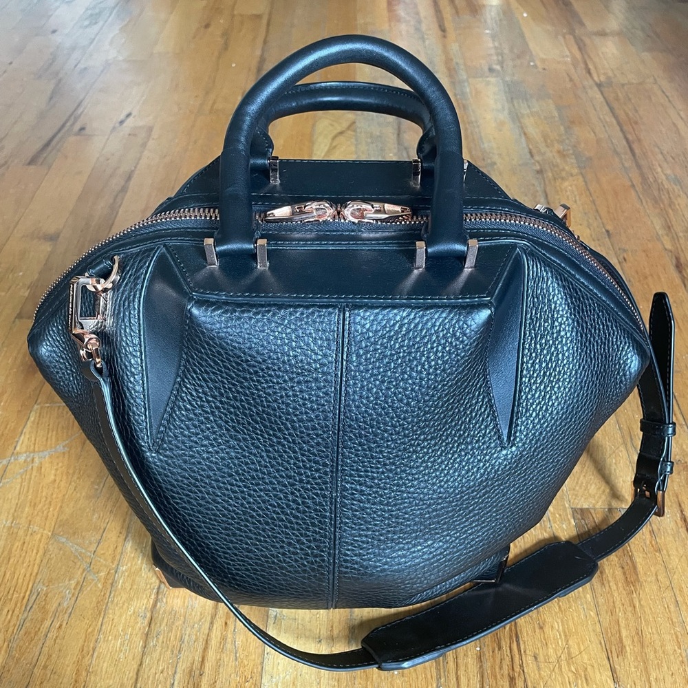 Alexander Wang Emile Leather Bag with Rose-Gold Hardware